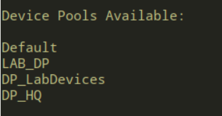 This only appears if you filter by Device Pool.